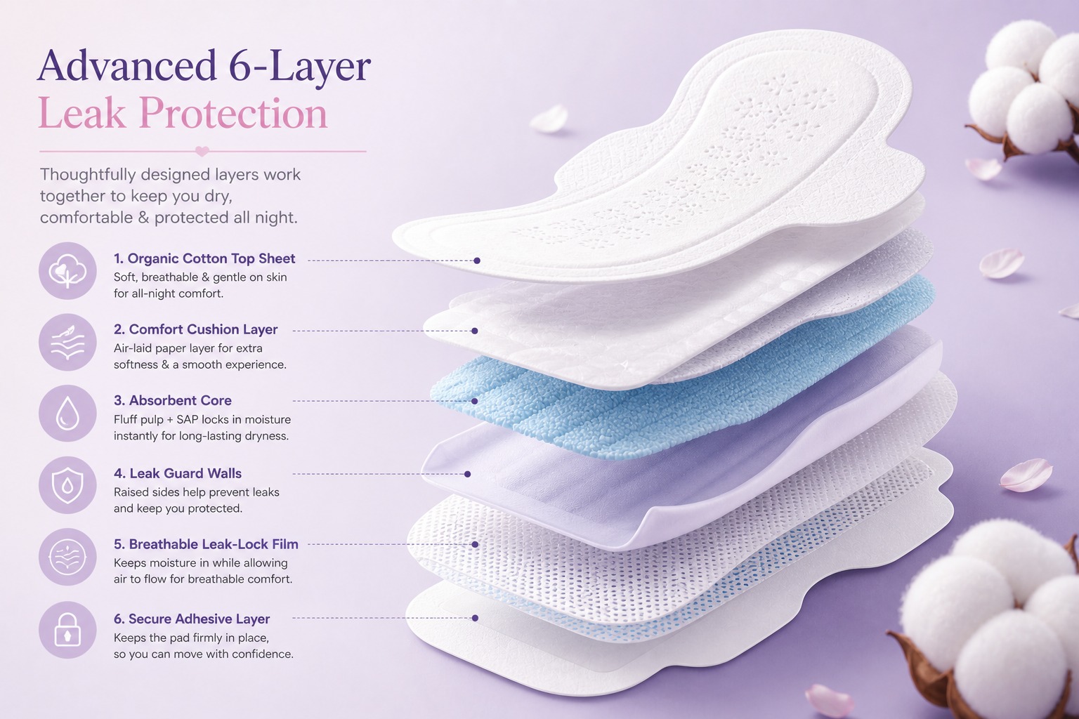 6 layers of leak protection